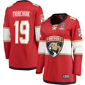 Matthew Tkachuk Florida Panthers  Women's 2025 Stanley Cup Champions Breakaway Jersey - Red
