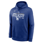 Los Angeles Dodgers Nike 2025 World Series Champions Logo Home Plate Hoodie - Royal