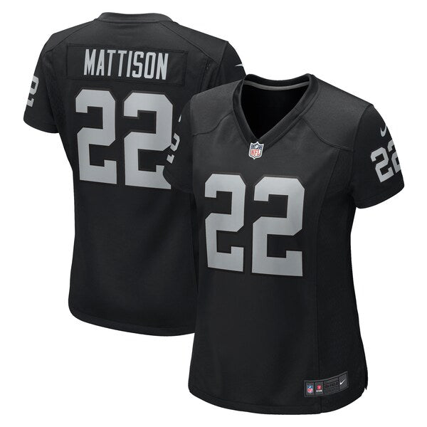 Alexander Mattison Las Vegas Raiders Nike Women's  Game Jersey -  Black