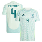Edson Alvarez Mexico National Team adidas 2024 Away Replica Player Jersey - Green/Burgundy