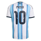 Lionel Messi Argentina National Team adidas FIFA x World Cup 2022 Winners Home Replica Jersey - White