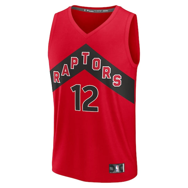 Collin Murray-Boyles Toronto Raptors  2025 NBA Draft First Round Pick Fast Break Replica Jersey - Icon Edition - Red