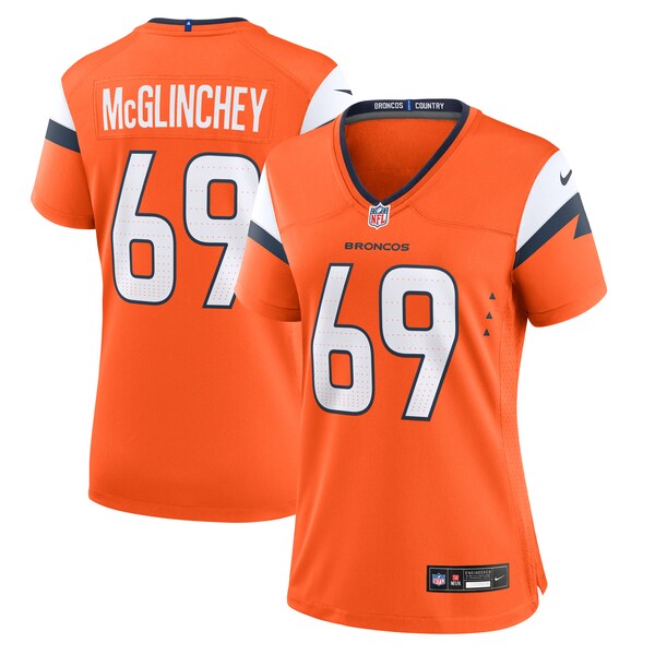 Mike McGlinchey Denver Broncos Nike Women's Team Game Jersey -  Orange