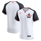 Washington Nationals Nike Alternate Vapor Premier Elite Patch Jersey - White