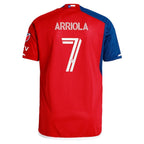 Paul Arriola FC Dallas adidas 2024 After Burner Authentic Player Jersey – Navy