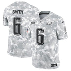 DeVonta Smith Philadelphia Eagles Nike 2024 Salute to Service Limited Jersey - Arctic Camo