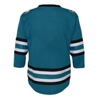 San Jose Sharks Toddler Home Replica Jersey - Teal