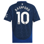 Marcus Rashford Manchester United adidas Youth 2024/25 Away Replica Player Jersey - Navy
