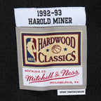 Harold Miner Miami Heat  1992/93 Hardwood Classics Swingman Throwback Jersey - Black