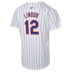 Francisco Lindor New York Mets Nike Youth Home Game Player Jersey - White