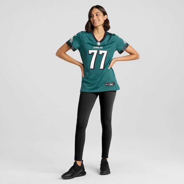 Mekhi Becton Philadelphia Eagles Nike Women's Team Game Jersey - Midnight Green