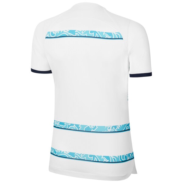 Chelsea Nike Women's 2022/23 Away Breathe Stadium Blank Replica Jersey - White