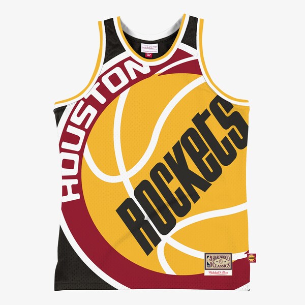 Houston Rockets  Hardwood Classics Blown Out Fashion Jersey - Black