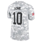 Jordan Love Green Bay Packers Nike 2024 Salute to Service Limited Jersey - Arctic Camo