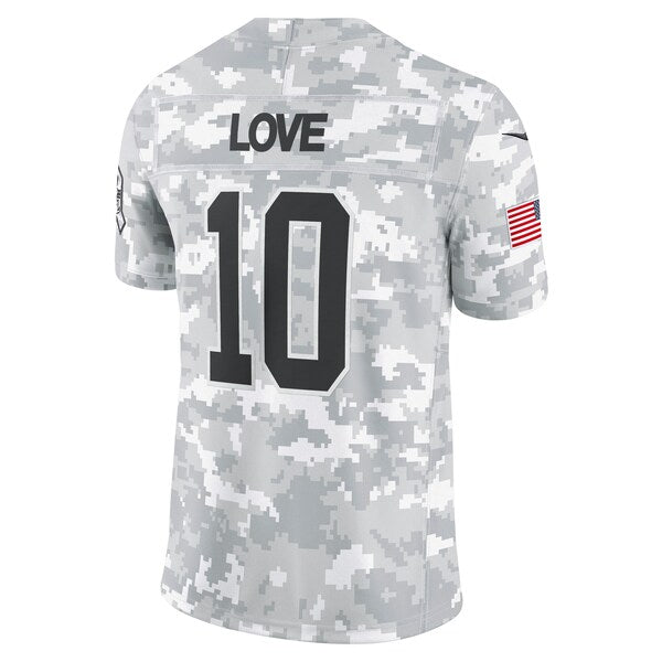 Jordan Love Green Bay Packers Nike 2024 Salute to Service Limited Jersey - Arctic Camo