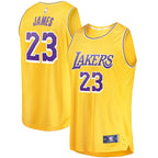 LeBron James Los Angeles Lakers  Youth Fast Break Player Jersey - Icon Edition - Gold
