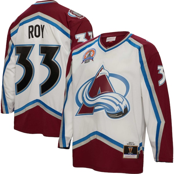 Patrick Roy Colorado Avalanche  2000/01 Blue Line Player Jersey - White
