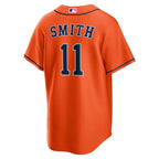 Cam Smith Houston Astros Nike Alternate Replica Jersey - Orange/White