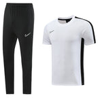 Nike Short Sleeve Training Jersey Set-ND02- White/Black