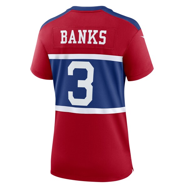 Deonte Banks New York Giants Nike Women's Alternate Player Game Jersey - Century Red