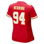 Malik Herring Kansas City Chiefs Nike Women's Team Game Player Jersey - Red