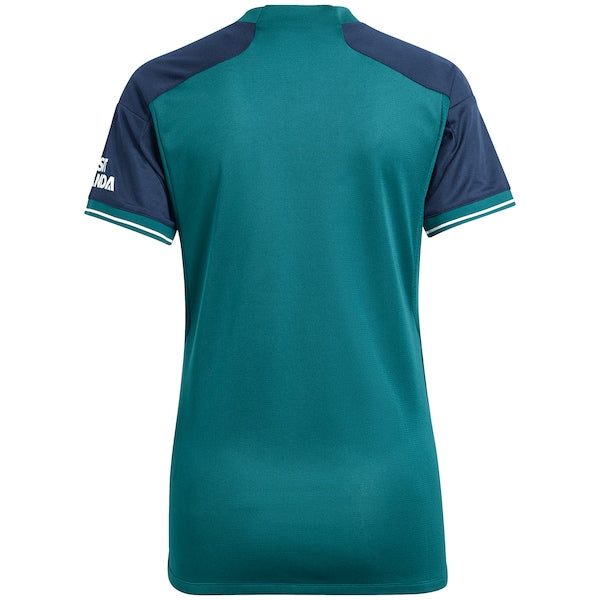 Arsenal adidas Women's 2023/24 Third Replica Jersey - Green