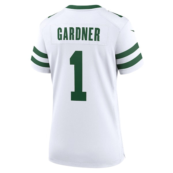 Ahmad Sauce Gardner New York Jets Nike Women's Player Jersey - White/Green