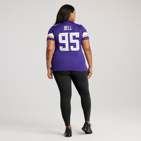 Travis Bell Minnesota Vikings Nike Women's  Game Jersey -  Purple