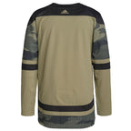 Edmonton Oilers adidas Logo Military Appreciation Team Authentic Practice Jersey - Camo