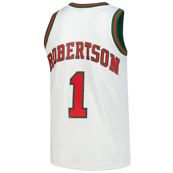 Oscar Robertson Milwaukee Bucks  Hardwood Classics Swingman Jersey - White