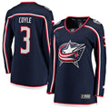 Charlie Coyle Columbus Blue Jackets  Women's Home Breakaway Jersey - Navy