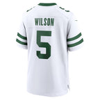 Garrett Wilson New York Jets Nike Game Jersey - Legacy White/Black/Green