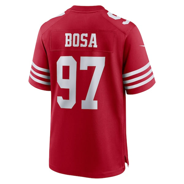 Nick Bosa San Francisco 49ers Nike Super Bowl LVIII Game Jersey - Scarlet