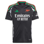 Bukayo Saka Arsenal adidas Youth 2024/25 Away Replica Player Jersey - Black
