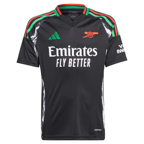 Arsenal adidas Youth 2024/25 Away Replica Jersey - Black