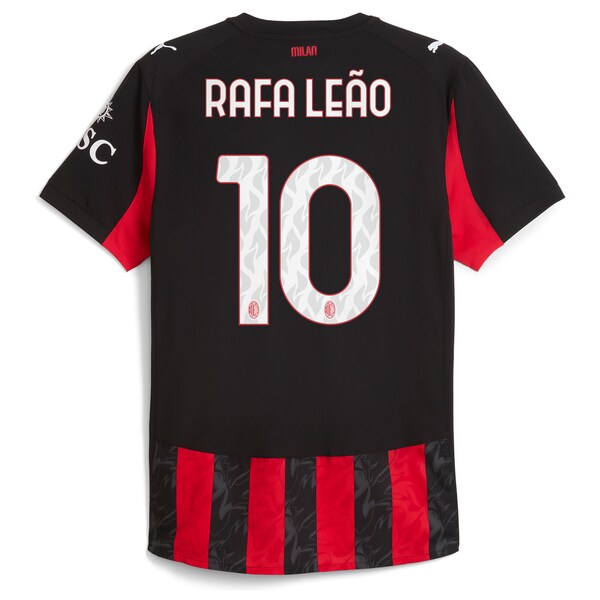 Rafael Leão AC Milan Puma 2025/26 Home Authentic Player Jersey - Red