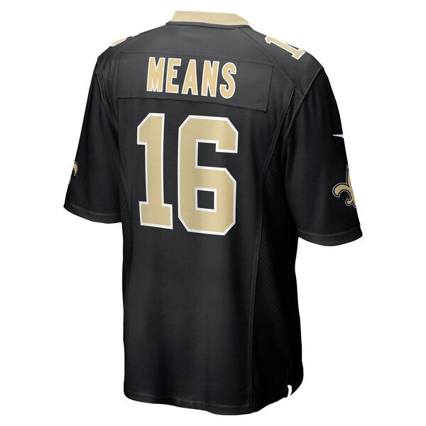 Bub Means New Orleans Saints Nike  Game Jersey -  Black