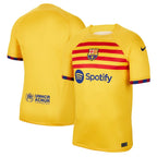Barcelona Nike Youth 2022/23 Fourth Breathe Stadium Replica Jersey - Yellow