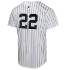 Juan Soto New York Yankees Nike Youth 2024 World Series Home Game Player Jersey - White