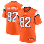 Adam Trautman Denver Broncos Nike Team Game Jersey -  Orange