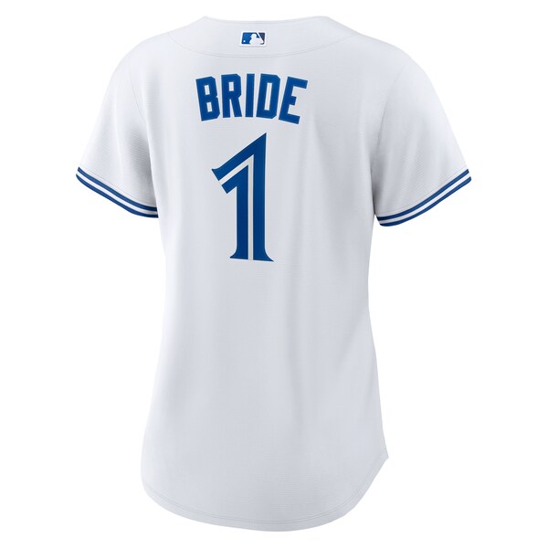 Toronto Blue Jays Nike Women's #1 Bride Home Replica Jersey - White