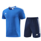 Adidas Short Sleeve Training Jersey Set - AD02- Sky Blue
