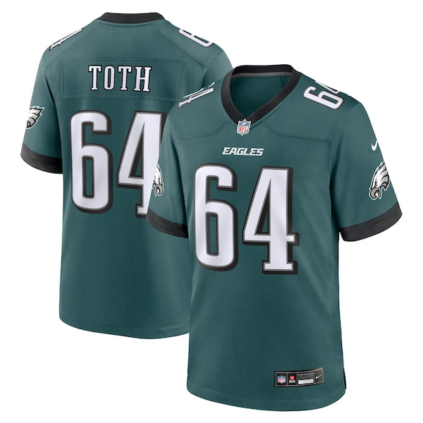 Brett Toth Philadelphia Eagles Nike  Game Jersey - Midnight Green