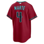 Ketel Marte Arizona Diamondbacks Nike Alternate 2 Replica Jersey - Red/Black