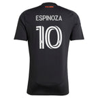Cristian Espinoza San Jose Earthquakes adidas 2025 Headliner Replica Player Jersey - Black