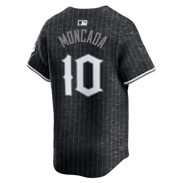 Yoán Moncada Chicago White Sox Nike City Connect Retired Player Jersey - Black