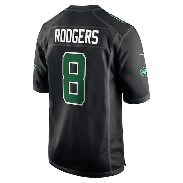 New York Jets Nike Fashion Game Custom Jersey - Black