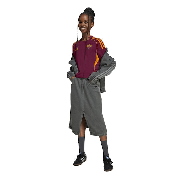 AS Roma adidas Youth 2025/26 Home Replica Jersey - Red/White