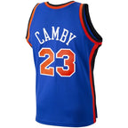 Marcus Camby New York Knicks 1998/99 Hardwood Classics Swingman Jersey - Blue