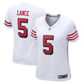 Trey Lance San Francisco 49ers Nike Women's Player Jersey - White/Scarlet